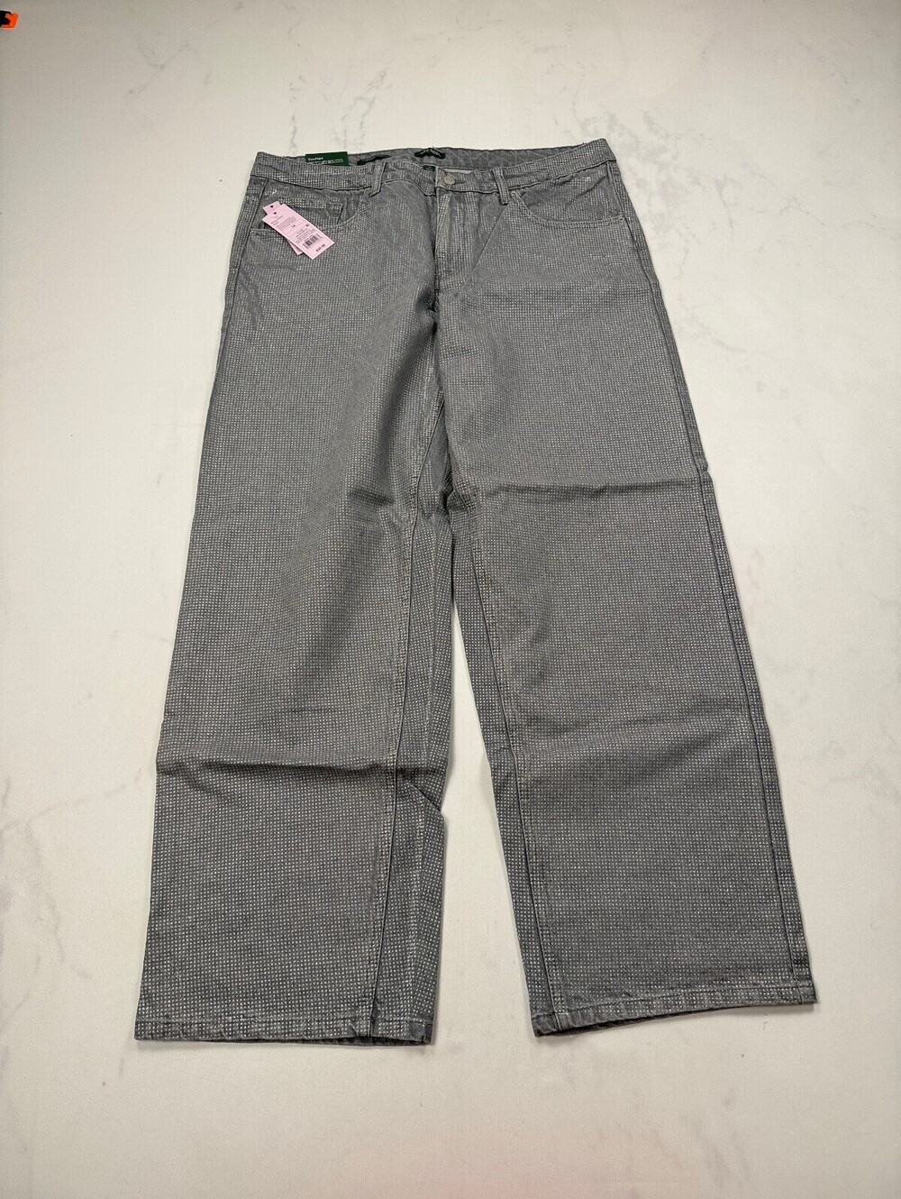 Wild Fable Wide-Leg Pants Gray 2000s 90S Jeans - Womens 14